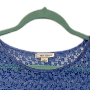 Erin London Beach Cover Size Medium Blue